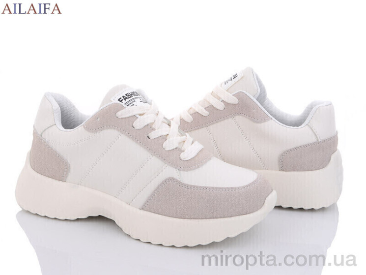 Кросівки A2361 beige піна р: 36-41, в упаковці: 6 пар, купити тільки гуртом - 1211091