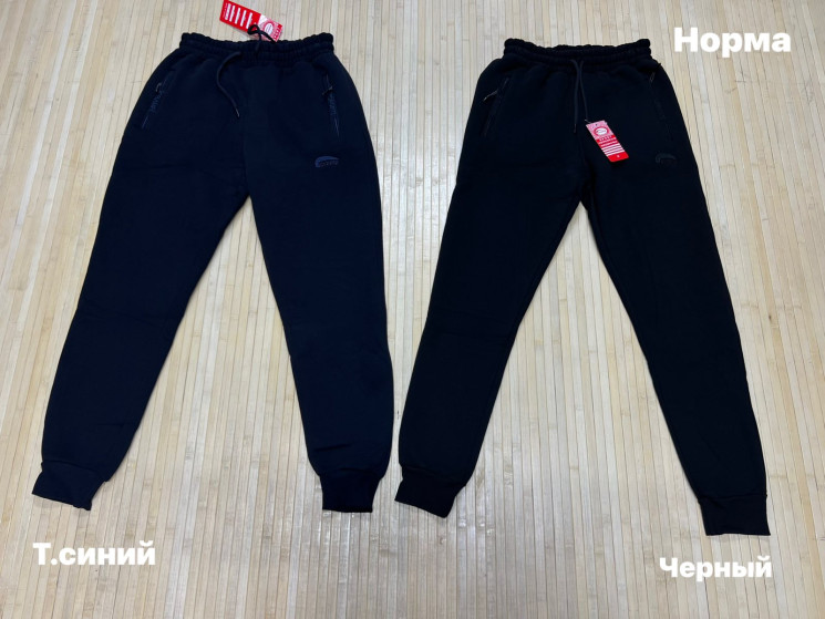 Спортивні штани чоловічі на флісі, тринитка (р: М,L,XL,2XL,3XL) 2 кольори, в упаковці 5 шт. №378508 - Turkey SE897