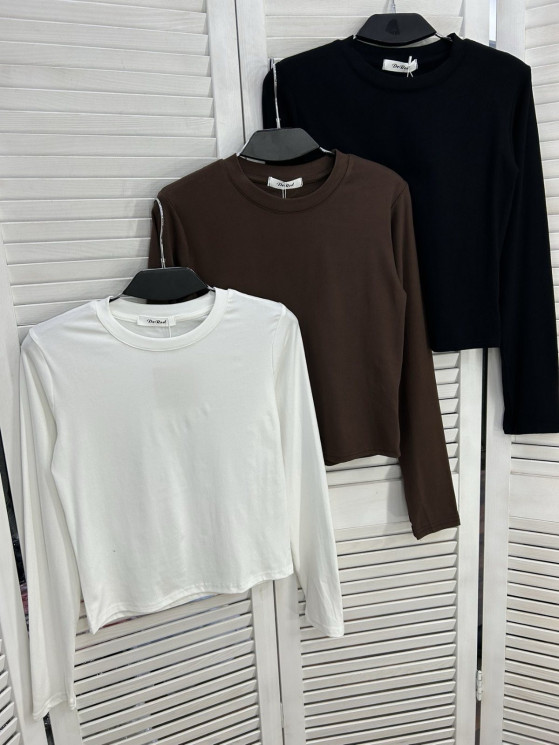 Лонгслів жіночий "2811" дайвінг (р: one size) 3 кольори, в упаковці 4 шт. №387081 - Mercury SE927