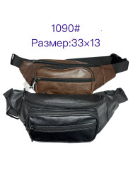 Бананка чоловіча "1090" шкіра (р: 33*13см) 2 кольори №388335