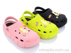 Крокси W852B mix р: 35-40, в упаковці: 12 пар, купити тільки гуртом