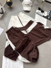 Костюм спортивний жіночий у фірмовому oversize стилі, двонитка м. 1950 (р: 42-48) №821924 - 