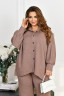 Костюм жіночий, жатий трикотаж м. 3772 (р. 52-54, 56-58, 60-62, 64-66) №404732 - 