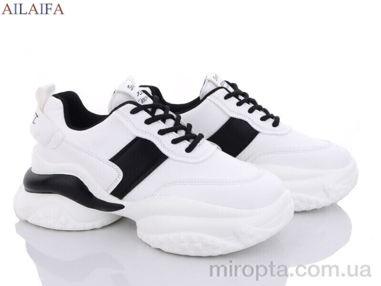Кросівки 8110 white піна р: 36-41, в упаковці: 6 пар, купити тільки гуртом - 856516