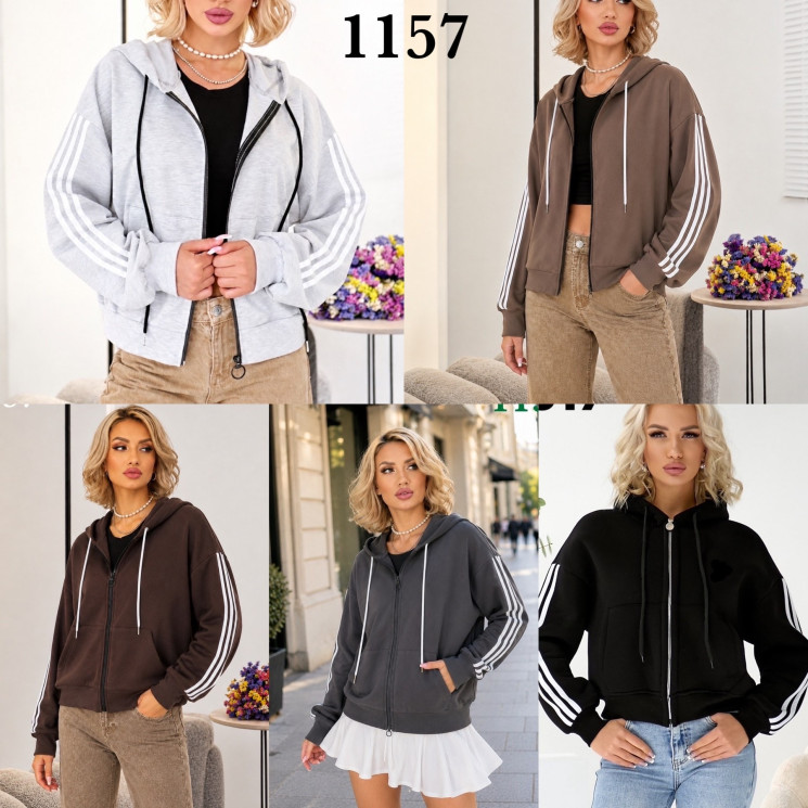Кофта жіноча двонитка туреччина м.1157 (р.42-50) 5 кольорів в упаковці 5 штук №764784 - Ivy SER3721-3722