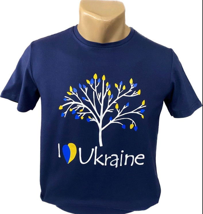 Футболка чоловіча (Розмір: S-XL) патріотична в упаковці 4 штуки №820493 - Ninette BG/PO2160