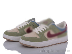 Кросівки 170-22 beige-green р: 36-40, в упаковці: 8 пар, купити тільки гуртом
