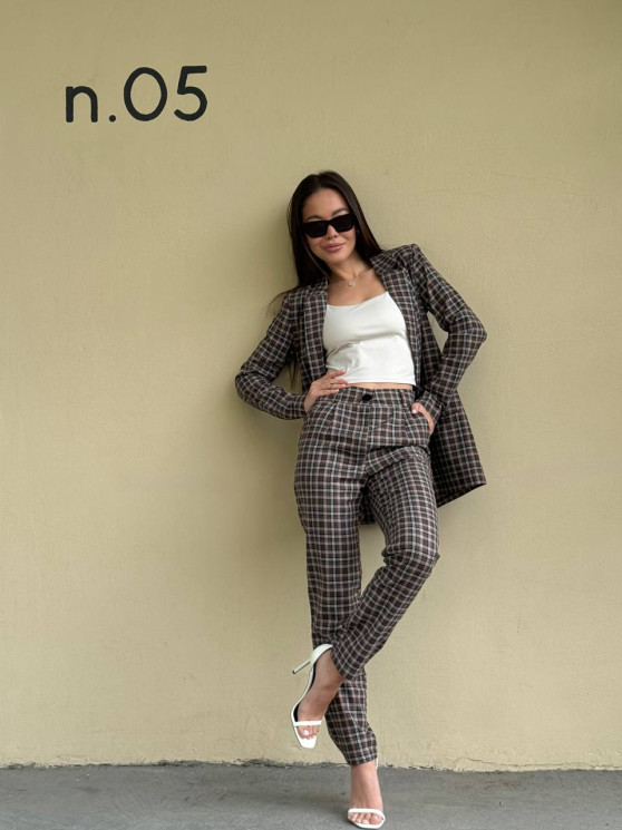Костюм жіночий, фланель, м. 7245 (р: 42-44, 44-46, 46-48) №712531 - GrandFashion AV4663 м. 7245
