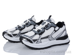 Кросівки 176-34(B0682) beige-black р: 36-41, в упаковці: 8 пар, купити тільки гуртом