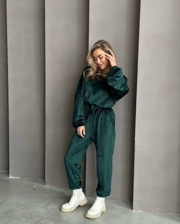 Костюм жіночий, велюр sport, м. 1825 (р: 42-46, 48-52) №713186 - BestFashion RZ6220 м. 1825