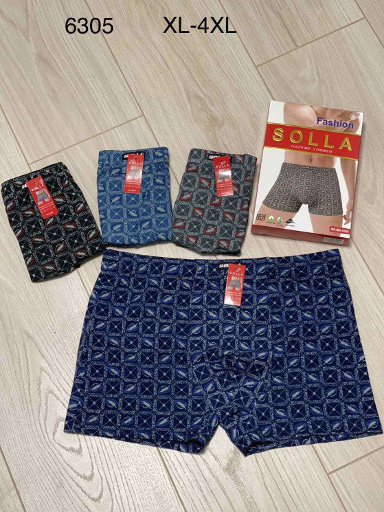 Труси чоловічі, котон, м.6305 (розмір: XL-4XL), мікс кольорів, в упаковці 24 шт. №333169 - Chiny 2598