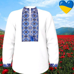 Вишиванка дитяча, паплін (р: 6-12 років) в упаковці 7 шт. №386909