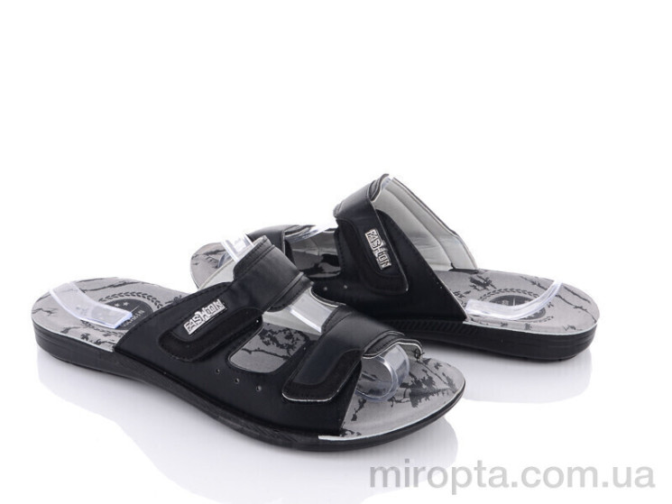 Шльопанці 24-Ш5507 Tblack р: 41-45, в упаковці: 24 пар, купити тільки гуртом - 821452