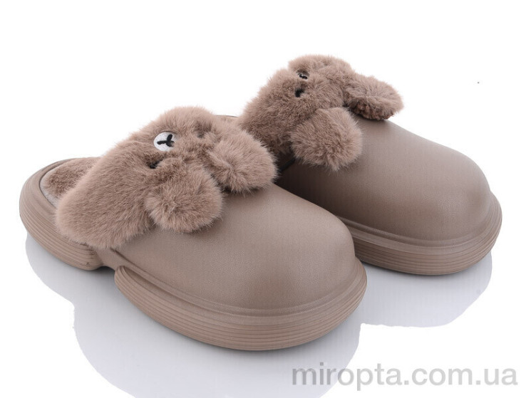 Капці 2335-3 brown р: 40-45, в упаковці: 6 пар, купити тільки гуртом - 897864
