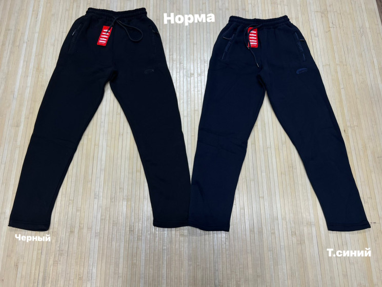 Спортивні штани чоловічі на флісі, тринитка (р: М,L,XL,2XL,3XL) 2 кольори, в упаковці 5 шт. №378509 - Turkey SE897