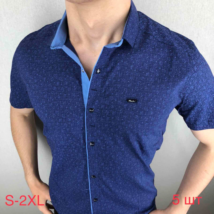 Сорочка Paul Semih р S-2XL Чоловіча M036 navy - Nadiyka BG/PO2161-2162