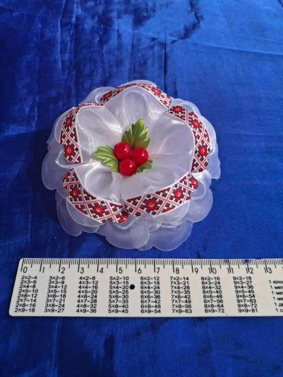 Бант дитячий, фатін (р: 10 см), в упаковці 10 штук №332783 - Masha