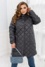 Куртка жіноча, плащівка Лаке + наповнювач - синтепон 150 м.2430 (р: 46-48, 50-52, 54-56, 58-60, 62-64, 66-68) №816409 - 
