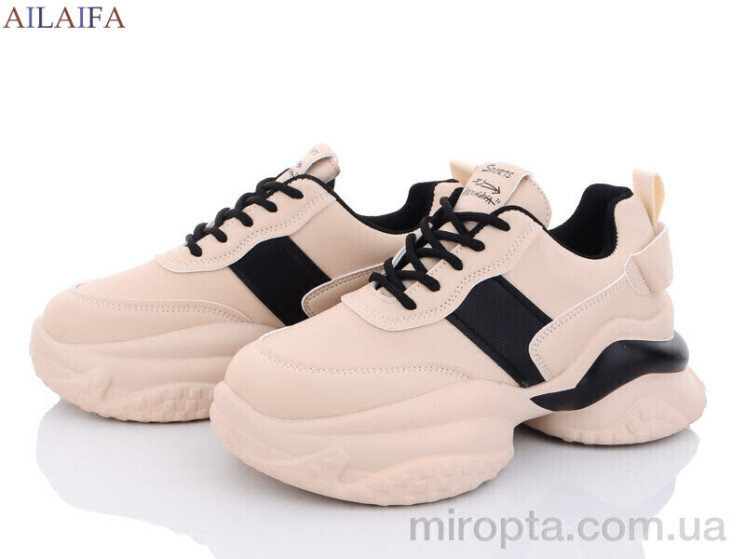 Кросівки 8110 apricot піна р: 36-41, в упаковці: 6 пар, купити тільки гуртом - 856517