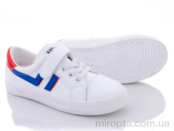 Кросівки Q60 (M150) white-blue р: 31-37, в упаковці: 8 пар, купити тільки гуртом