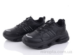 Кросівки 169-24 black р: 36-41, в упаковці: 8 пар, купити тільки гуртом