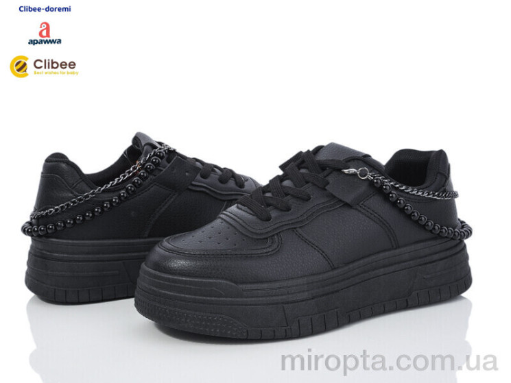 Кросівки YF347 black р: 36-41, в упаковці: 8 пар, купити тільки гуртом - 969822
