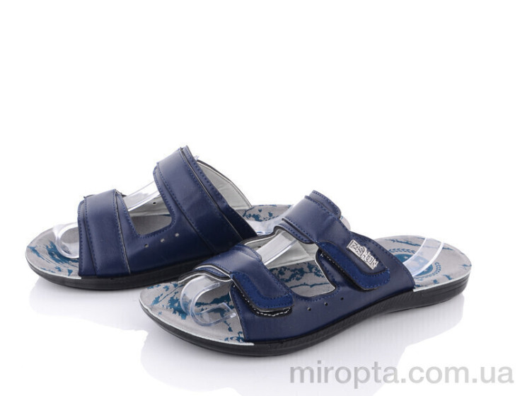 Шльопанці 24-Ш5507T blue р: 41-45, в упаковці: 24 пар, купити тільки гуртом - 821453