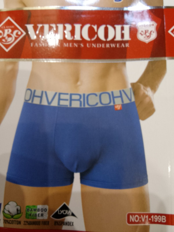 Труси чоловічі V1- 199В(Розмір: L-4XL)блакитного кол, в уп 2 шт №300664 - Fly HR1800