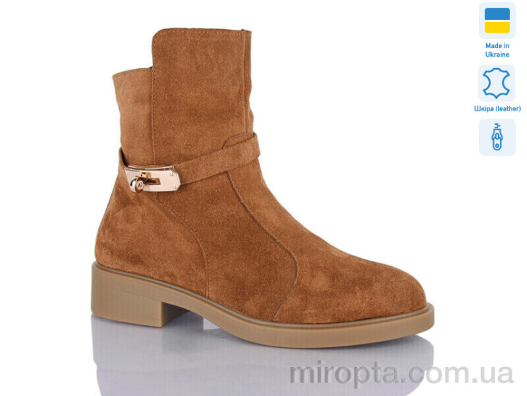 Черевики 81-2 camel з. зима р: 37-41, в упаковці: 6 пар, купити тільки гуртом - 1206019