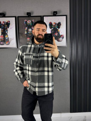 Сорочка чоловіча, байка, м. 1063 (р: M-L, L-XL, XL-XXL) №717482