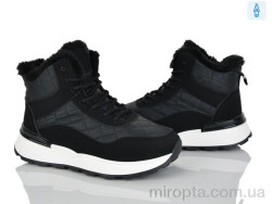 Черевики 8711 black р: 36-41, в упаковці: 8 пар, купити тільки гуртом