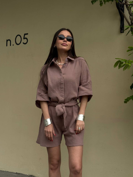 Комбінезон жіночий, муслін, м. 1744 (р: 42-44, 46-50) №712157 - BestFashion RZ6220 м. 1744