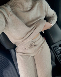 Костюм жіночий "двійка", кашемір, 70% cotton, 25% viskoea, 5% elastna м.6841 (р: 42-46) №815930