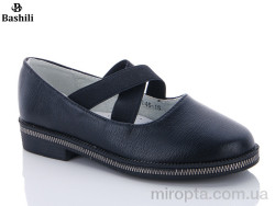 Туфлі D46-15 black р: 30-37, в упаковці: 8 пар, купити тільки гуртом