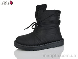 Дутики B02 black р: 36-41, в упаковці: 8 пар, купити тільки гуртом