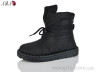 Дутики B02 black р: 36-41, в упаковці: 8 пар, купити тільки гуртом - 1130789