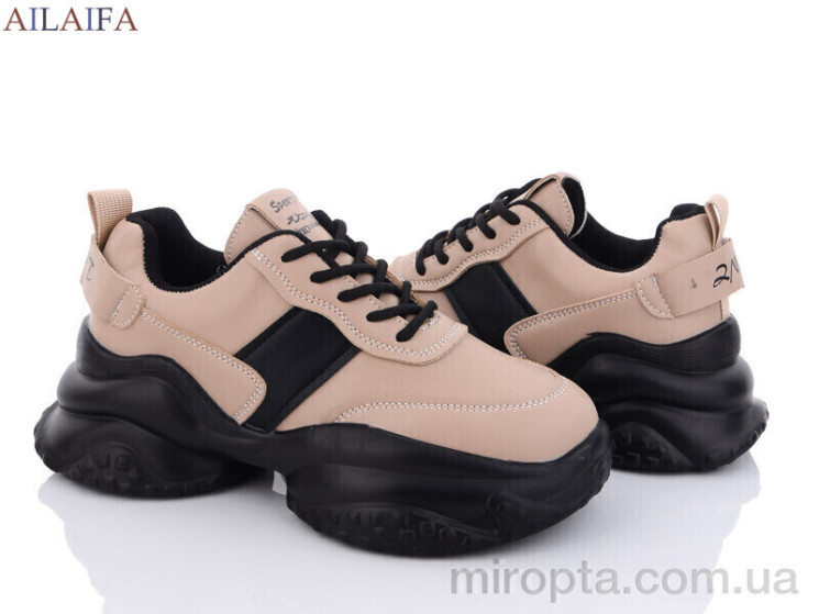 Кросівки 8110 khaki піна р: 36-41, в упаковці: 6 пар, купити тільки гуртом - 856518