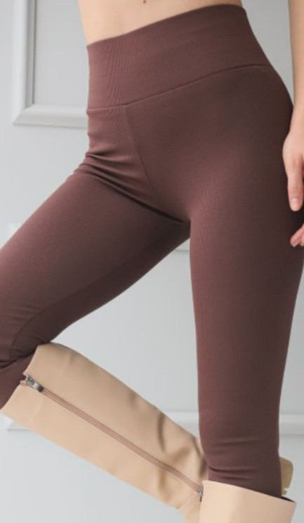 Лосини, р. S-XL, рубчик, фліс, 1 колір в упаковці 5 штук №804261 - Relaxwear RZ3531