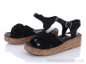Босоніжки 15000 black р: 36-40, в упаковці: 8 пар, купити тільки гуртом - 646789