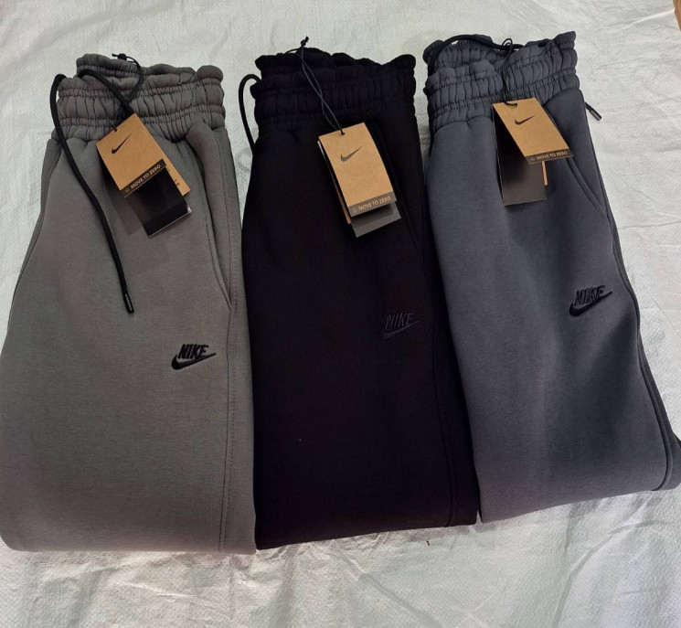 Спортивні штани чоловічі NIKE, трьохнитка (р: 48,50,52,54,56) 3 кольори, в упаковці 5 шт. №361181 - Relaxwear RZ3531