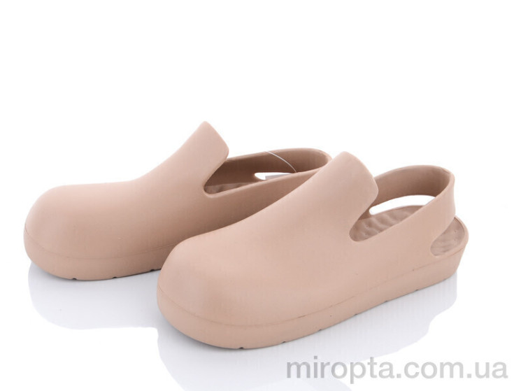 Крокси W402-4 apricot р: 36-41, в упаковці: 8 пар, купити тільки гуртом - 823171