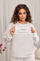 Костюм жіночий "двійка" (кофта+штани), двонитка м. 310 (р: 48-50, 52-54, 56-58) №703126