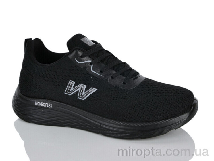 Кросівки 45-400 black р: 45-48, в упаковці: 8 пар, купити тільки гуртом - 1189595
