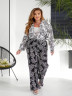 Костюм жіночий, софт, м. 1711 (р: 42-44, 46-48, 50-54, 56-58) №710129 - GrandFashion AV4663 м. 1711