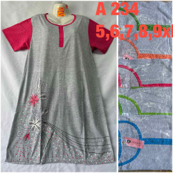 Нічна сорочка жіноча "А234" (р: 5ХL-9XL) мікс кольорів, в упаковці 5 шт. №369196