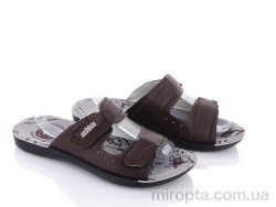 Шльопанці 24-Ш5507T brown р: 41-45, в упаковці: 24 пар, купити тільки гуртом