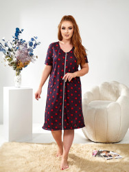 Халат жіночий, трикотаж, м.1030 (Р: 50-52,54-56,58-60 ), в упаковці 3 штуки №322996