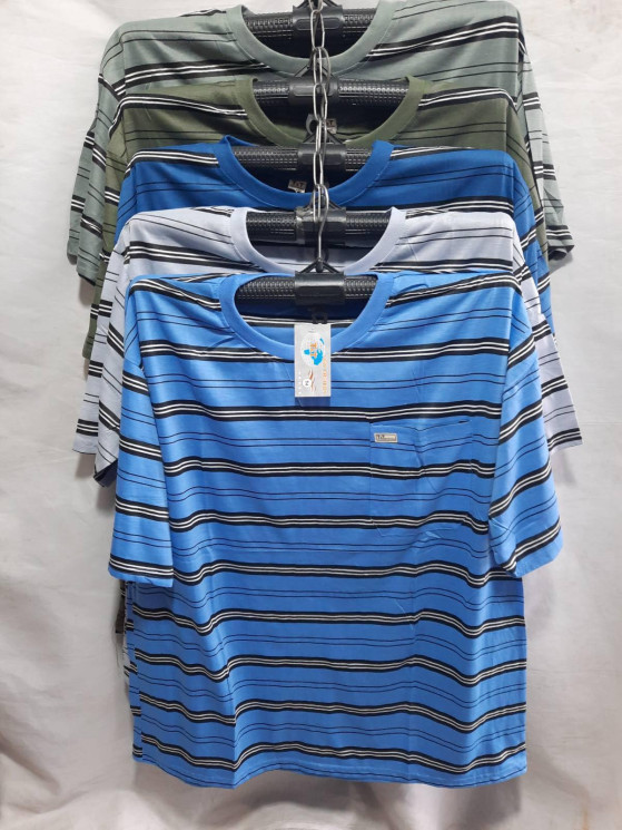 Футболка чоловіча "Т3" (р: 2XL-5XL) мікс кольорів, в упаковці 6 шт. №369493 - Saturn UG 241