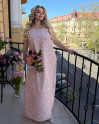 Сарафан жіночий з принтом, принтований супер софт м. 8967 (р: 50-52, 54-56, 58-60) №825095
