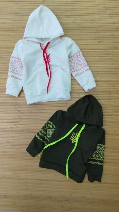 Батник дитячий, двонитка (р. 30-40) 2 кольори, в упаковці 6 шт. №952276 - 